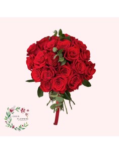 Buchet trandafiri roșii