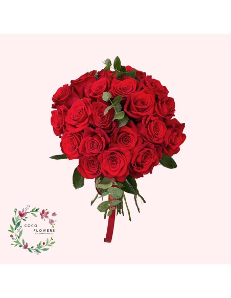 Buchet trandafiri roșii